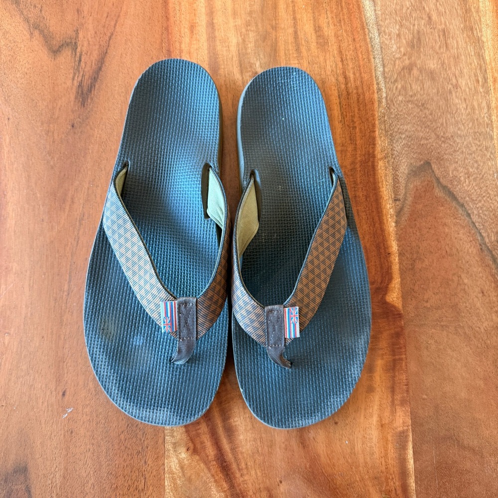 Scott Men's Brown Flip Flops Size 13